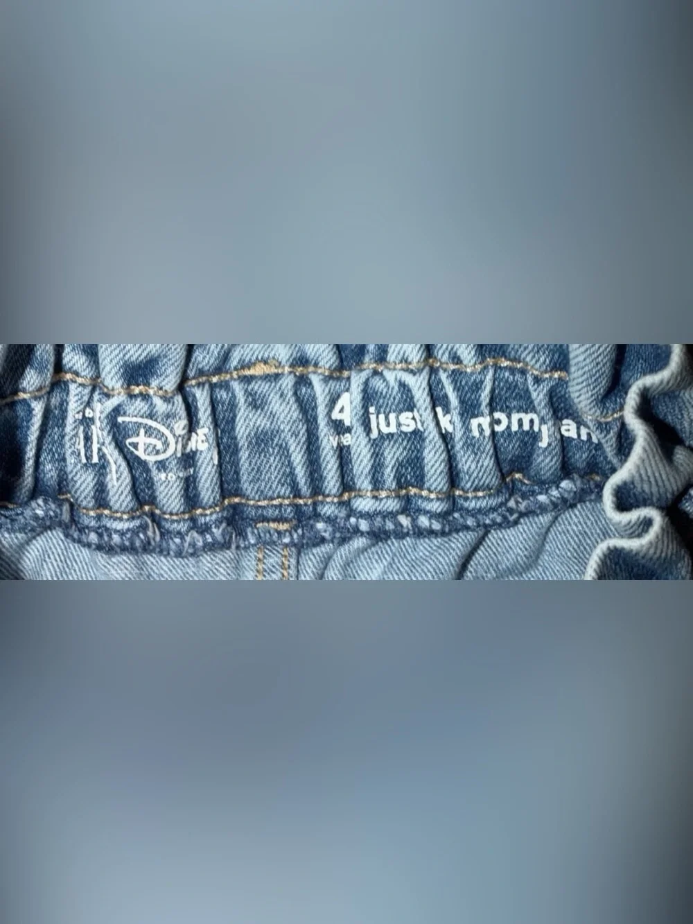 Toddler Minnie Mouse Denim Jeans Elastic Waist